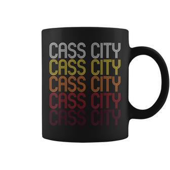 Cass City Mi Vintage Style Michigan Coffee Mug - Monsterry AU