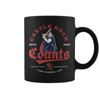 Castle Rock Counts Retro Minor League Baseball Team Coffee Mug - Monsterry