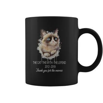 Cat Grumpy Thank You For The Memes For Women Coffee Mug - Monsterry DE