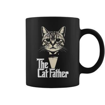 Cat Lover The Catfather Cat Dad Coffee Mug - Monsterry