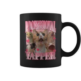 Cat Professional Yapper Oddly Specific Meme Coffee Mug - Monsterry CA