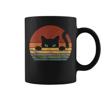 Cat Retro Style Cat Lover Vintage Coffee Mug - Monsterry AU