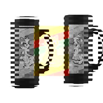 Cat Retro Vintage Kitty Anime Kitten Lover Meowing Coffee Mug - Thegiftio