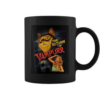 Cat Vampire Classic Horror Movie Graphic Coffee Mug | Mazezy