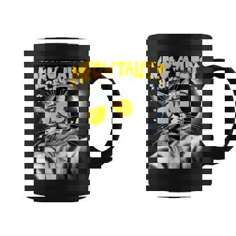 Cat Wearing Sunglasses Matching Family 2024 Solar Eclipse Coffee Mug | Seseable UK