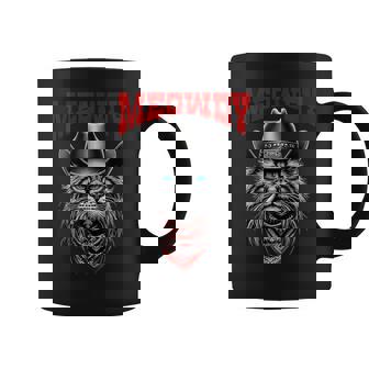 Cat Western Meowdy Country Music Cat Cowboy Hat Men Coffee Mug - Thegiftio