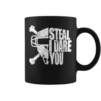 Catcher Steal I Dare You Baseball Coffee Mug - Monsterry AU