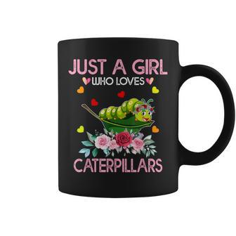 Caterpillar Lover Just A Girl Who Loves Caterpillars Coffee Mug - Monsterry