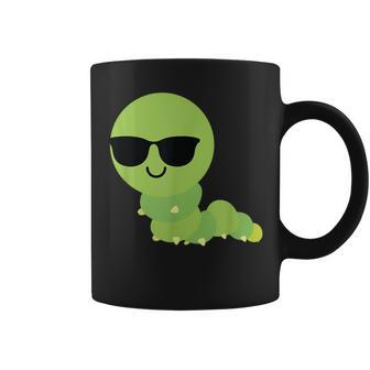 Caterpillar Sunglasses Insect Bug Coffee Mug - Monsterry CA