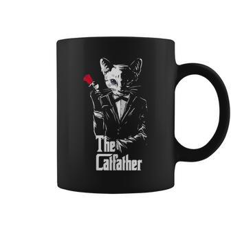 The Catfather The Cat Father's Day Coffee Mug - Monsterry AU