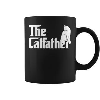 The Catfather Cat Parody Fathers Day Cat Father Coffee Mug - Thegiftio UK