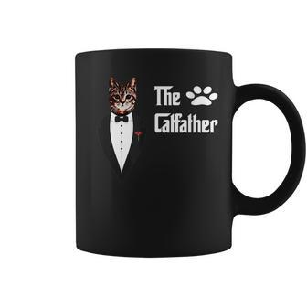 The Catfather Great Cat Lover T Dad Coffee Mug | Crazezy