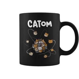 Catom Science Teacher Chemistry Lover Physics School Cat Coffee Mug - Monsterry