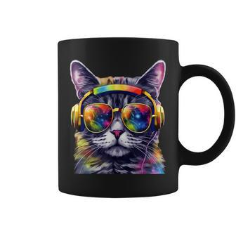 Cats And Music Sweet Cat Lover Music Lover Coffee Mug - Thegiftio UK