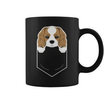 Cavalier King Charles Spaniel In My Pocket Cute Dog Coffee Mug | Mazezy