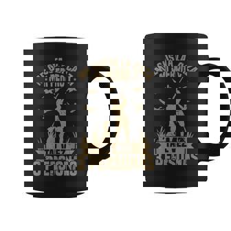 Cazar Pájaro Me Gusta La Caza Mi Perro Y Talez 3 Personas Taza de café - Regaloses