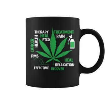 Cbd Oil Cannabinoid Hemp Heals Therapy Quote Fun Coffee Mug - Monsterry