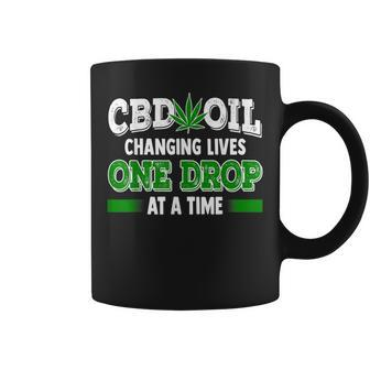 Cbd Oil Cannabinoid Hemp Heals Slogan Quote Fun Coffee Mug - Monsterry UK