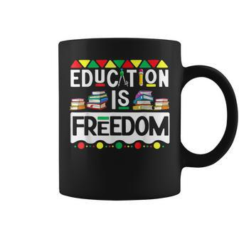 Celebrate Black History Month I Teach Black History Teacher Coffee Mug - Seseable