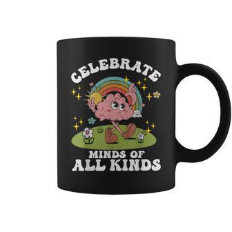Celebrate Minds Of All Kinds Neurodiversity Autism Awareness Coffee Mug - Monsterry UK