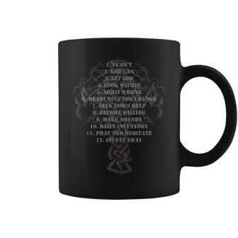 Celebrate Recovery Group Christian Cross 12 Step Guide Coffee Mug - Monsterry AU