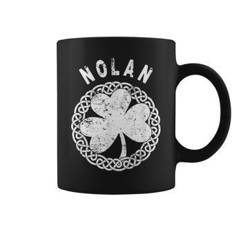 Celtic Theme Nolan Irish Family Name Coffee Mug - Seseable