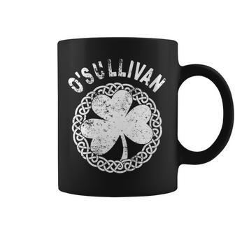 Celtic Theme O'sullivan Irish Family Name Coffee Mug - Seseable
