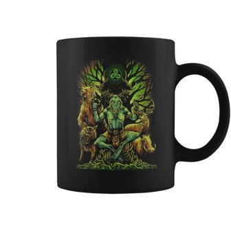 Celtic Pagan Cernunnos Irish Scottish Mythology Coffee Mug - Monsterry