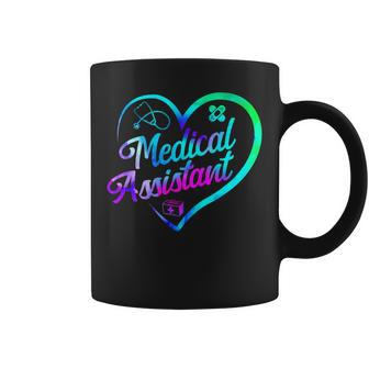 Certified Medical Assistant Watercolor Heart Cma Coffee Mug - Monsterry DE