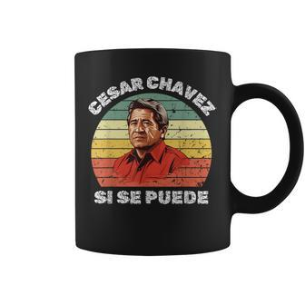 Cesar Chavez Hispanic Heritage Month Mexican Immigrant Coffee Mug - Monsterry