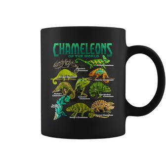 Chameleons Of The World Educational Reptile Lizard Lover Coffee Mug - Thegiftio UK