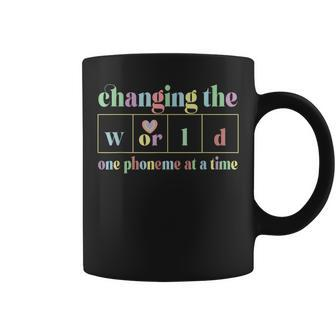 Changing The World One Phoneme At A Time Coffee Mug - Thegiftio UK