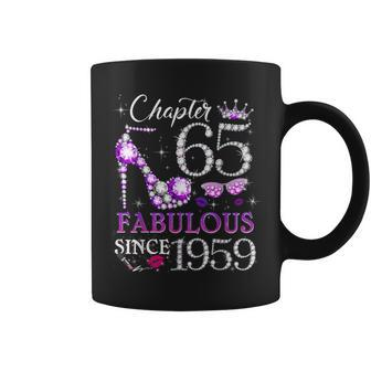 Chapter 65 Est 1959 65 Years Old 65Th Birthday Queen Coffee Mug - Thegiftio UK