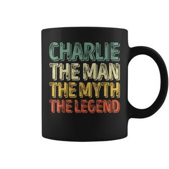 Charlie The Man The Myth The Legend First Name Charlie Coffee Mug - Seseable