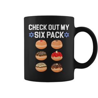 Check Out My Six Pack Donut Abs Hanukkah Chanukah Women Coffee Mug | Mazezy