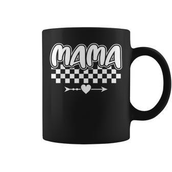 Checkered Mama Racing Mother's Day Coffee Mug - Seseable