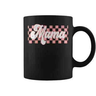 Checkered Mama Retro Mom Life New Mama Coffee Mug - Monsterry UK