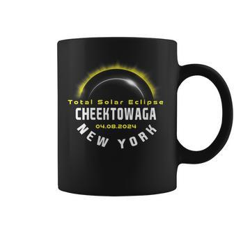 Cheektowaga New York Total Solar Eclipse 2024 Coffee Mug - Thegiftio