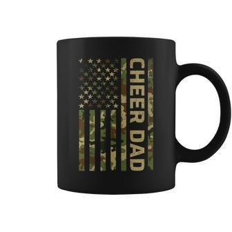 Cheer Dad Flag Cheerleading Coffee Mug | Mazezy