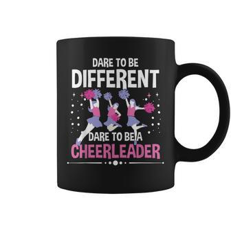 Cheerleader Cheerleading Dare To Be Different Coffee Mug - Monsterry