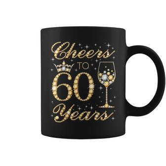 Cheers To 60 Years 60Th Queen's Birthday 60 Years Old Coffee Mug - Thegiftio