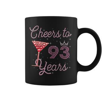 Cheers To 93 Years 93Rd Birthday 93 Years Old Bday Coffee Mug - Thegiftio UK