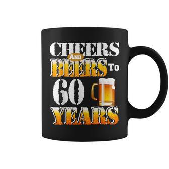 Cheers And Beers To 60 Years 60Th Birthday Beer Lover Coffee Mug - Thegiftio UK