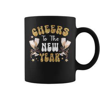 Cheers To The New Year 2024 Champagne Happy New Year 2024 Coffee Mug - Seseable