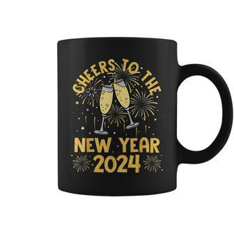 Cheers To The New Year 2024 Reunion Nye New Year Eve Party Coffee Mug - Seseable