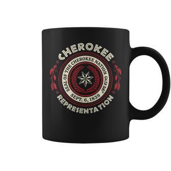 Cherokee Nation Cherokee Representation Seal Graphic Coffee Mug - Monsterry DE