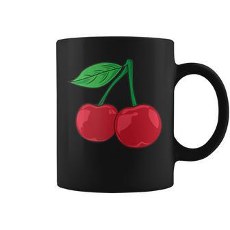 Cherry Pocket Fruit Lover Sweet Bomb Farmer Red Cherries Coffee Mug - Monsterry
