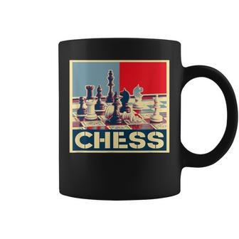 Chess Piece Chess Board Goods Clothes Letters Present Men's Coffee Mug - Monsterry UK