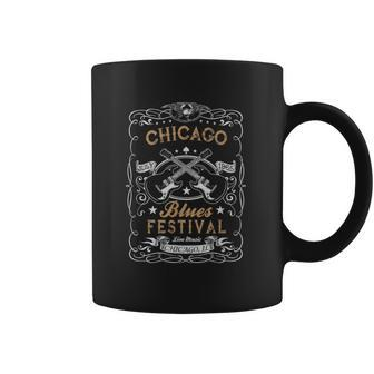 Chicago Blues Festival Blues Guitar Coffee Mug - Monsterry DE
