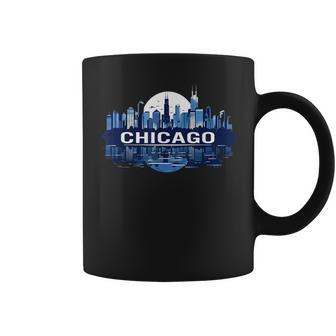 Chicago City Downtown Skyline Coffee Mug - Monsterry